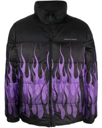 Vision Of Super - Triple Flame Puffer Jacket - Lyst