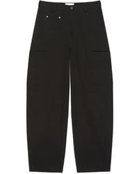 Givenchy - Couture Seam Katoenen Broek Met Borduurwerk - Lyst