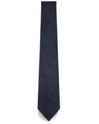 Canali - Check-Pattern Pointed-Tip Tie - Lyst
