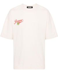 Barrow - Katoenen T-shirt Met Logoprint - Lyst