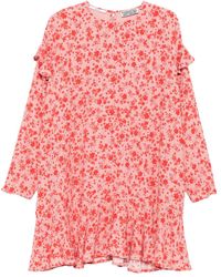 Essentiel Antwerp - Floral-Print Mini Dress - Lyst