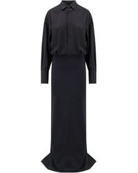 DARKPARK - Buttoned-Up Long Dress - Lyst