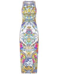 CAMILLA - España Nirvana Printed Tank Midi Dress - Lyst