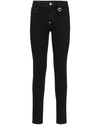Philipp Plein - High Rise Slim-Fit Jeans - Lyst