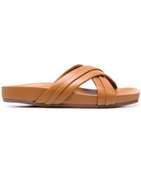 Malone Souliers - Crossover-strap Leather Sandals - Lyst