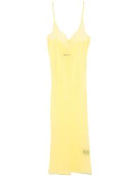 ALAINPAUL - Knitted Justaucorps Dress - Lyst