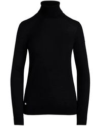 Ralph Lauren - Logo-Plaque Turtleneck Sweater - Lyst