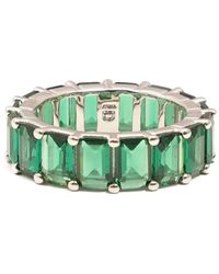 Izabel Display - Ring Mit Eckigen Kristallen - Lyst