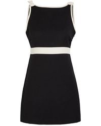 LoveShackFancy - Catrice Bow-Appliqué Mini Dress - Lyst