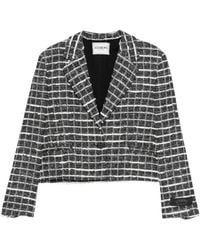 Iceberg - Check Woven Jacket - Lyst