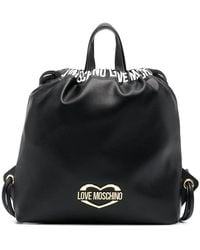 Love Moschino - Logo-Print Heart-Motif Tote Bag - Lyst