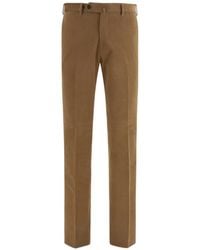 Germano 1952 - Corduroy-Texture Tailored Trousers - Lyst
