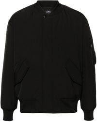 A.P.C. - Hamilton Padded Bomber Jacket - Lyst