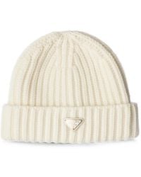 Prada - Wool Beanie - Lyst