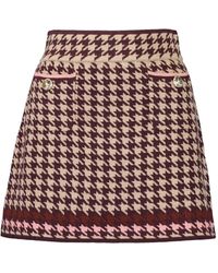 Cara Cara - Jupe Lynne À Motif Pied-De-Poule - Lyst