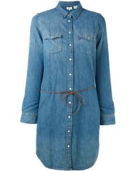 levi's women's denim shirt dress