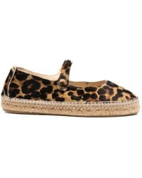 Manebí - Leopard-Print Touch-Strap Espadrilles - Lyst