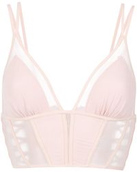 Giuliana Romanno Bralet Top - Pink