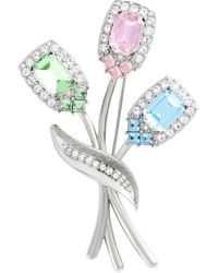 Dolce & Gabbana - Sartoria Floral Brooch - Lyst
