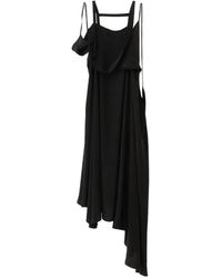 ALAINPAUL - Draped-Design Asymmetric Dress - Lyst