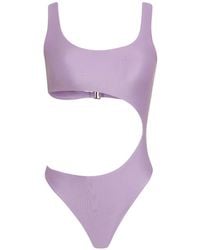 Amir Slama - X Tati Barbieri Cut-Out Ring-Detail Swimsuit - Lyst