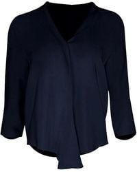 Peter Cohen - Blusa Con Cuello Drapeado - Lyst