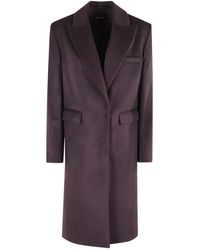 FEDERICA TOSI - Peak-Lapel Coat - Lyst