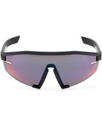 Prada - Linea Rossa Shield-frame Sunglasses - Lyst