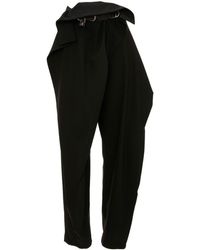 JW Anderson - Fold-over Tapered Trousers - Lyst