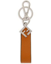Fendi - Schlüsselanhänger Mit Logo-Schild - Lyst