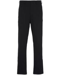 Prada - Straight-Leg-Hose Mit Logo - Lyst