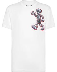 Philipp Plein - Skully Gang Cotton T-shirt - Lyst