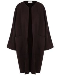 The Row - Collarless Open-Front Coat - Lyst