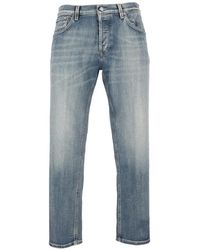 Dondup - Brighton Whiskered Tapered Jeans - Lyst
