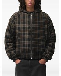 Arte' - Check-Pattern Reversible Jacket - Lyst