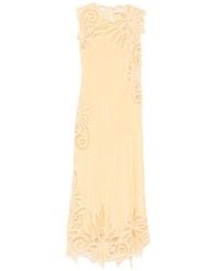 Ulla Johnson - Idra Lace-Detail Midi Dress - Lyst