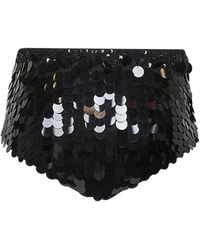 P.A.R.O.S.H. - Sequin-Embellished Shorts - Lyst