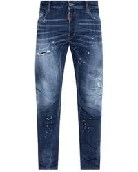 DSquared² - Tidy Biker Cotton Jeans - Lyst