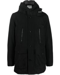 Woolrich - Padded Hooded Coat - Lyst
