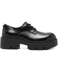 Ash - Lace-Up Platform Derby Shoes - Lyst