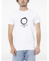 Trussardi - T-Shirt À Logo Imprimé - Lyst