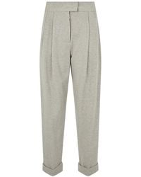 Moorer - Ruth-Cms Pleated Tapered Trousers - Lyst
