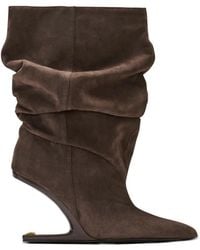 Balmain - Stiefeletten Mit Wedge-Absatz - Lyst