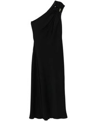 Max Mara - One-Shoulder Draped Maxi Dress - Lyst