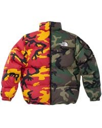 Supreme - X The North Face Split Nuptse ジャケット - Lyst