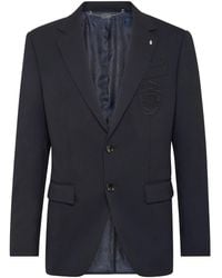 Billionaire - Blazer con parche del logo - Lyst