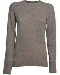 SOLOTRE - Cut-Out Back Sweater - Lyst