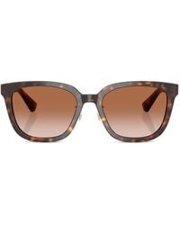 Burberry - Tortoiseshell Square-Frame Sunglasses - Lyst