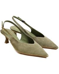 Poche Paris - Pointed-Toe Slingback Pumps - Lyst