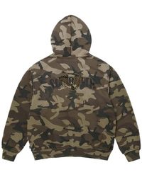 Supreme X True Religion Appliqués Camouflage Polo Shirt in Green